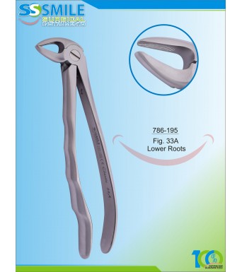 Extracting Forcep Anatomical Handle Fig. 33A Lower Roots
