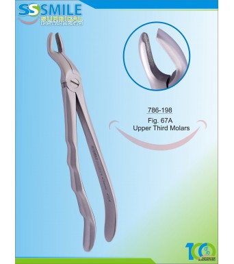 Extracting Forcep Anatomical Handle Fig. 67A Upper Third Molars