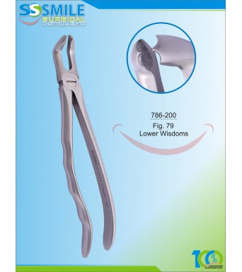 Extracting Forcep Anatomical Handle Fig. 79 Lower Wisdoms
