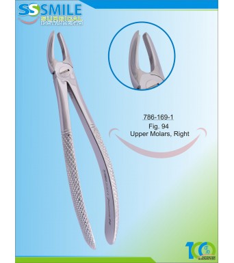 Extracting Forcep English Pattern Fig. 94 Upper Molars, Right