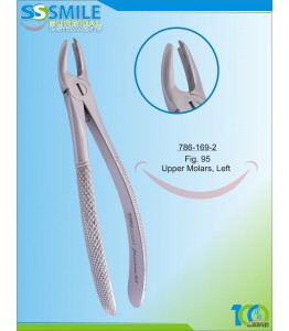 Extracting Forcep English Pattern Fig. 95 Upper Molars, Left