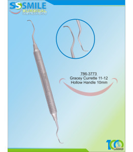 Gracey Curette Fig. 11-12 Hollow Handle 10mm