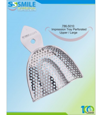 Impression Tray (Regular Pattern) Perforated Upper / Large