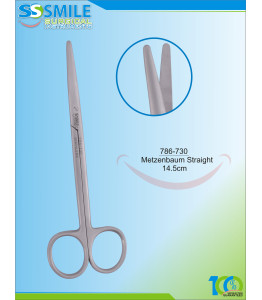 Metzenbaum Scissor Straight 14.5 