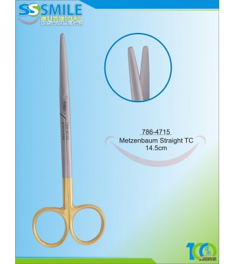 Metzenbaum Scissor Straight TC 14.5 cm