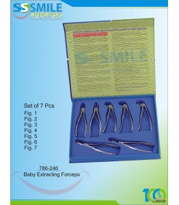 Baby Extracting Forceps Set of 7 Pieces